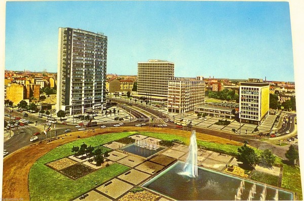 Ernst Reuter Platz Telefunken Haus Berlin Ansichtskarte 50er 60er Jahre 57 å *