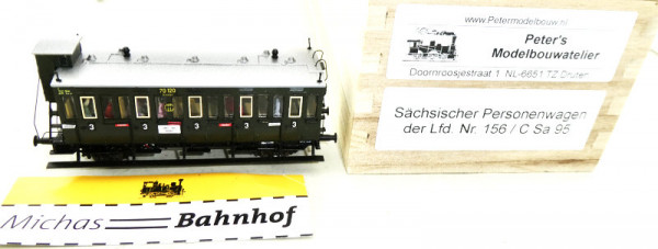 Peter's Modelbouwatelier K.Sä.Sts.E.B Personenwagen 156 C Sa 95 3achs 1:87 HG6 å