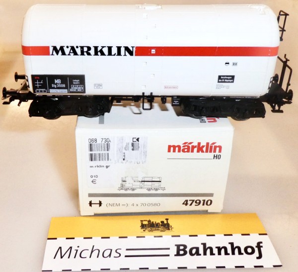 Märklin 47910 Schweröl-Kesselwagen DB Bahndienstwagen-Bauart H0 1:87 OVP HI3 å