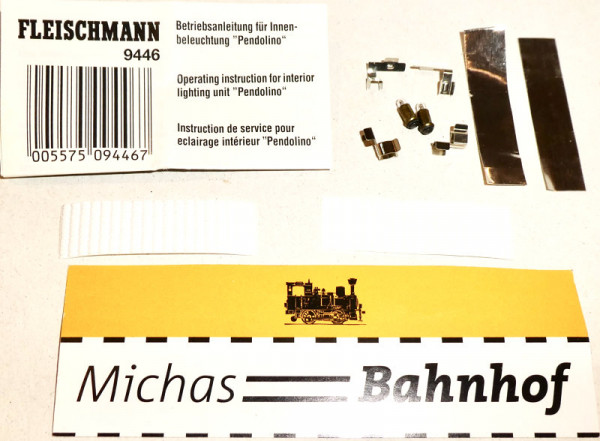 Fleischmann 9446 Innenbeleuchtung Pendolino 7415 77418 7418 Spur N 1:160 LH6 µ