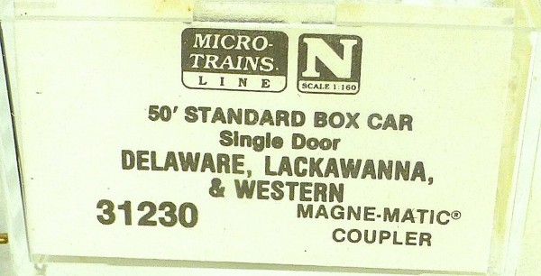 50´ Standard Boxcar DELAWARE LACKAWANNA Micro Trains Line 31230 N 1:160 C å*