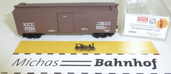 MICRO TRAINS 39080 ACL 46683 40&#039; Wood Sheathed Boxcar N 1:160 OVP #08L å