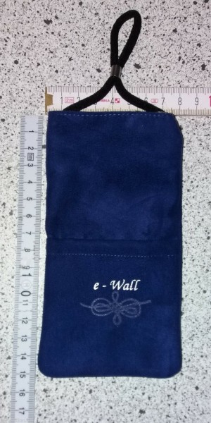 Strahlenschutz HANDYTASCHE f. Samsung Galaxy eWall blau Art 04.120 NEU µ