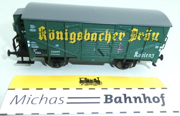 Heris 11514 Bierwagen Königsbacher grün DB EpIII OVP 1:87 H0 GH1 å