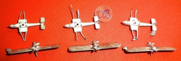 3x Flugzeug zu Schiffsmodell 1:1250 SHPI08 å *