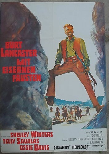 Mit Eisernen Fäusten Burt Lancaster Filmplakat