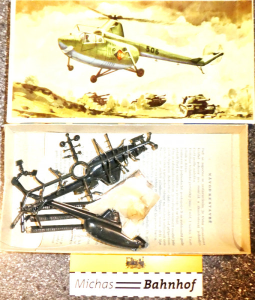 Plasticart Hubschraubers Mil Mi-1 1:100 Bausatz VEB OVP HT0 å