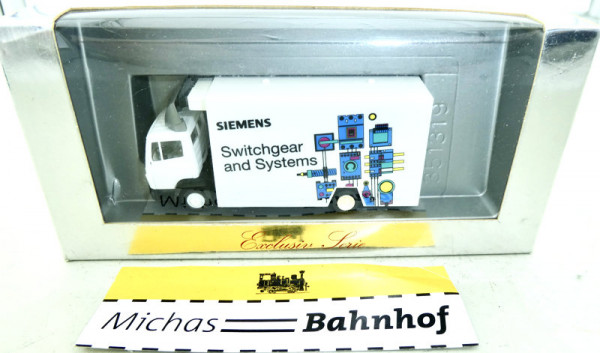 Herpa Siemens Switchgear and Systems LKW Werbemodell H0 1:87 HS3 å