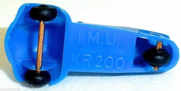KR200 BLAU Kabinenroller Messerschmitt IMU 1:87 H0 HA2 å *