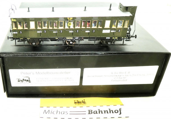 Peter's Modelbouwatelier K.Sä.Sts.E.B Personenwagen C3 Sa 95 3achs H0 1:87 HG6 å
