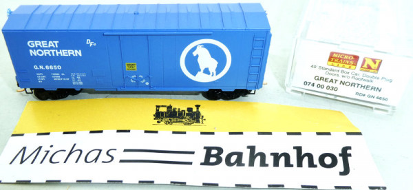 Micro Trains Line 07400030 40' Standard Box Car GN OVP 1:160 Lj2 å