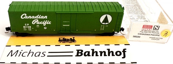 Micro Trains Line 38220 50’ Box Car Plug Door CANADIAN PACIFIC N 1:160 ¥7 å