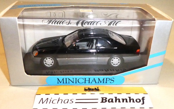 Minichamps Mercedes Benz 600 SEC schwarz 1:43 OVP 32600 HH3 å