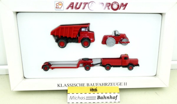 Wiking Autodrum KLASSISCHE BAUFAHRZEUGE II H0 1:87 OVP KB5 å å