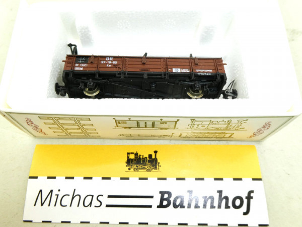 Technomodell 4217 Klappdeckelwagen DR zweiachsig braun H0e OVP HR2 å