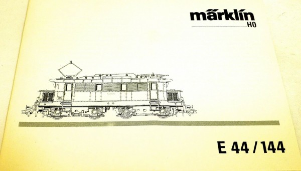 Anleitung Märklin E 44 144 30 2913 12 00 na å *