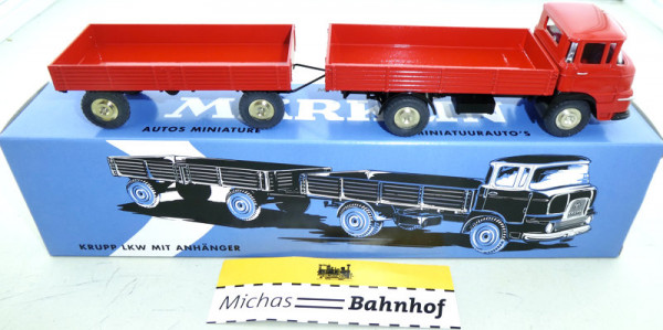 18035 Märklin Krupp LKW mit Anhänger OVP ca 1:45 HU3 å