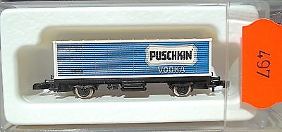 Puschkin Vodka, Containerwagen Kolls 90001 Märklin 8615 Z 1/220 *497*