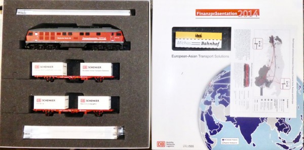 Finanzpräsentation 2014 Märklin 26599 BR 233 Schenker 1:87 OVP limitiert HG6 å