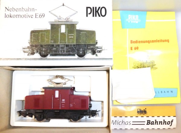 E 69 95 Ellok DB rot Piko DDR H0 1:87 OVP Hi2 å