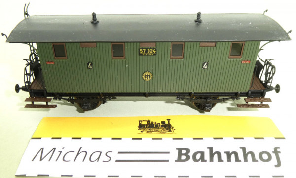 Beckert 4.Kl Personenwagen Di Sa 96 DRG K.Sächs.Sts.E.B H0 1:87 #C HF5 å