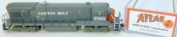 Atlas 49910 B30-7 Cotton Belt 7783 Diesellok Decoder Ready OVP N 1:160 #11&amp; å