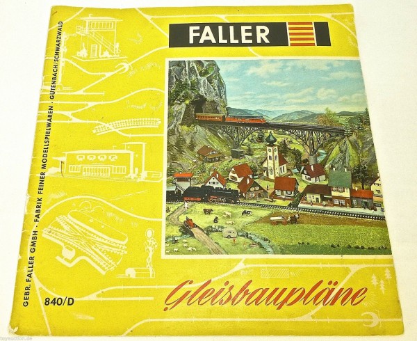 Gleisbaupläne FALLER 840/D GA3 å
