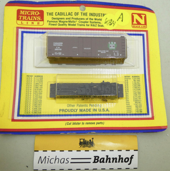 Micro Trains CANADIEN NATIONAL C. N. 290145 Boxcar Bausatz N 1:160 #A KB4 å