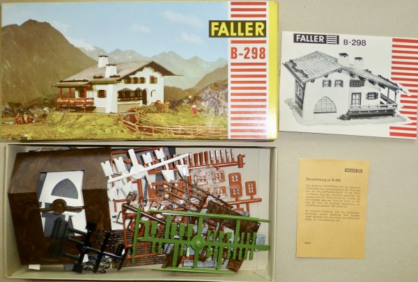 FALLER B-298 (rot) Alpenhaus Pontresina ungebaut AMS H0 1:87 OVP HQ4 å