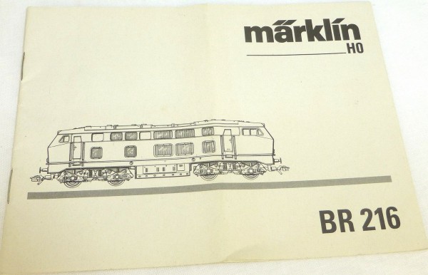 Märklin BR 216 Anleitung # å