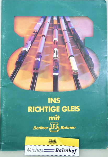 Ins richtige Gleis mit Berliner TT Bahnen BTTB Gleisanlagen Spur HO 1:87 HH3 å