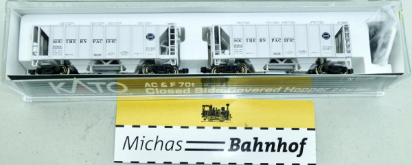 КАТО 186-0210 AC &amp; F 70t Covered Hopper SP #1 N 1:160 OVP #8 HR2 å