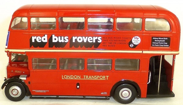 London Bus Doppeldecker rot AEC REGENT III RT Bus 1:43 OVP NEU HA5 µ *