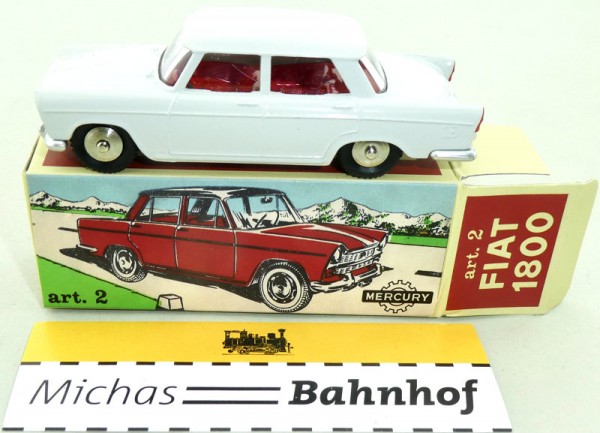 Fiat 1800 weiß Mercury Collection Art 2 die cast Hachette 1:48 OVP U&#039;i µ