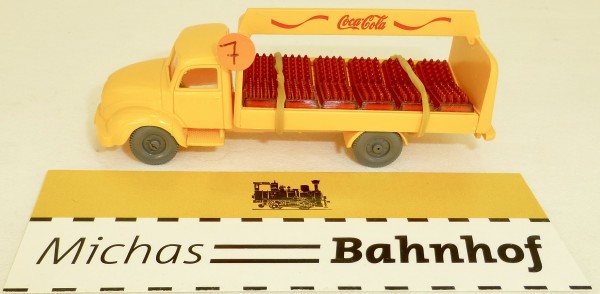 Coca Cola Rundhauber Magirus LKW IMU Bier Getränke Replika Serie 1:87 #7 å