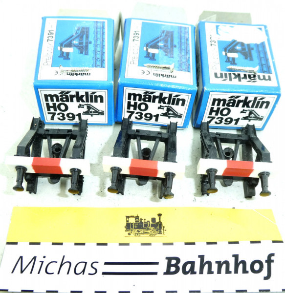 Märklin 7391 Prellbock 3 Stück zum Aufstecken 1:87 OVP HA2 å