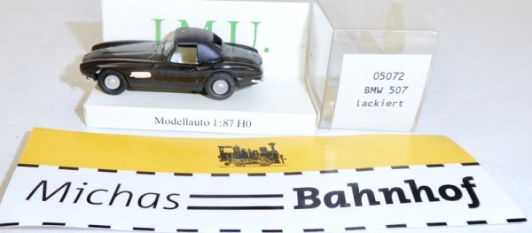 BMW 507 Cabriolet lackiert schwarz IMU 1:87 H0 OVP UO å