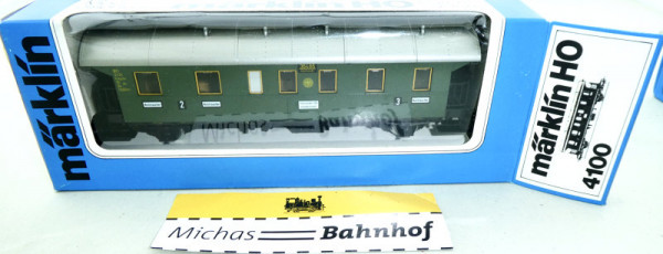 Märklin 4100 Personenwagen Donnerbüchse 2./3.Kl. H0 1:87 OVP LB2 å