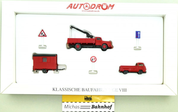 Wiking 99028 Autodrom Klassische Baufahrzeuge VIII 1:87 H0 OVP HT0 å