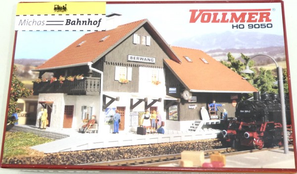 Vollmer 9050 Bahnhof Berwangi Bausatz 1:87 H0 OVP LH5 µ