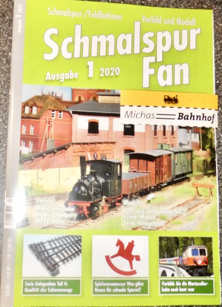 01 2020 Schmalspur Fan Mariazellabahn Vorbild Modell Fahrzeug Farbgebung GH3 µ