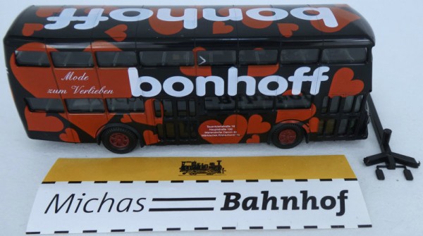 Bonhoff Doppeldecker DE Büssing Bus Berlin BVG Nahverkehr Omnibus H0 1:87 å