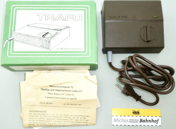 Piko F2 Trafo Transformator Netzanschlußgerät DDR BTTB H0 1:87 OVP HU2 å