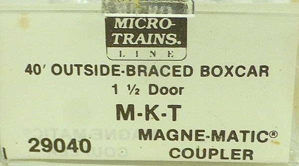 40´ Outside Boxcar MISSOURI KANSAS T 67019 Micro Trains Line 29040 N 1:160 C å*