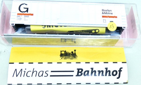 Boston&amp;Maine B&amp;M 79068 Roundhouse 8859 Güterwagen Bausatz.N 1:160 HD2-13 å