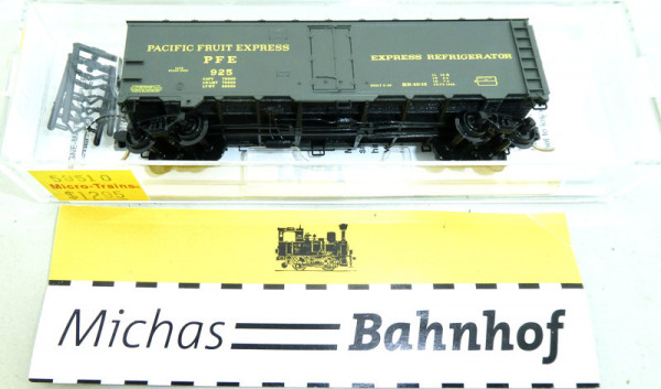 Micro Trains 59510 PACIFIC FRUIT EXPRESS 40' Steel Ice Reefer N 1:160 #S KG1 å