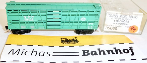 New York Central NYC 28463 40´ Despatch Micro Trains Line 35040 N 1:160 Ω94 å