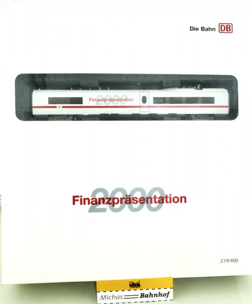 Märklin Finanzpräsentation 2000 DB ICE 3 H0 1:87 limitiert OVP HG2 å