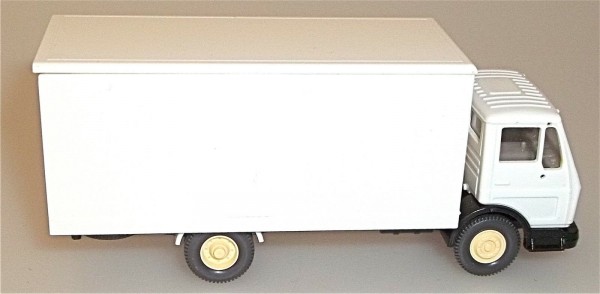 schönweiss LKW Kastenwagen LKW in weiß ohne Druck WIKING 1:87