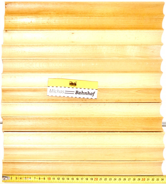 12009 Kibri 12 Vitrinen Einsätze 2nd Hand N + Z Holz UW4 å